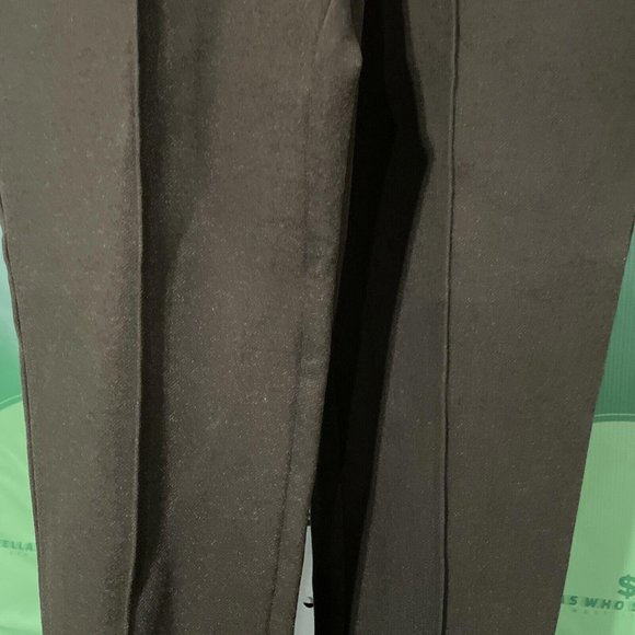 ATHLETA VENICE Heathered pintuck PANTS in DARK BROWN sz SMALL - NWT  retail $119 - Picture 4 of 14